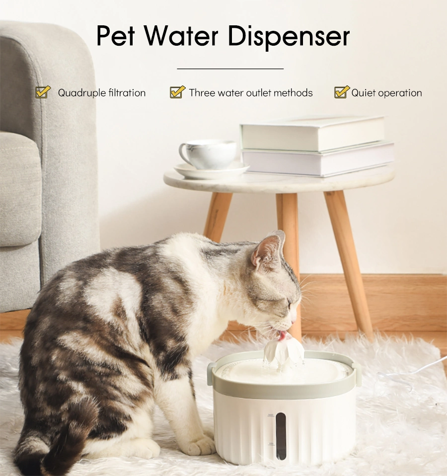 Private Mold New Product Pet Dog Automatic Electric Drinking Water Cat Drinking Fountain Without Noise