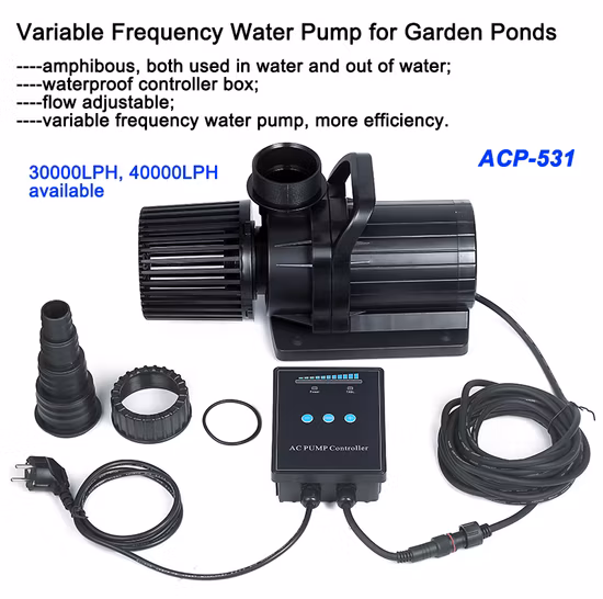 Aquarium Water Pump Amphibious with Sine-Wave Controller Waterproof 40000lph