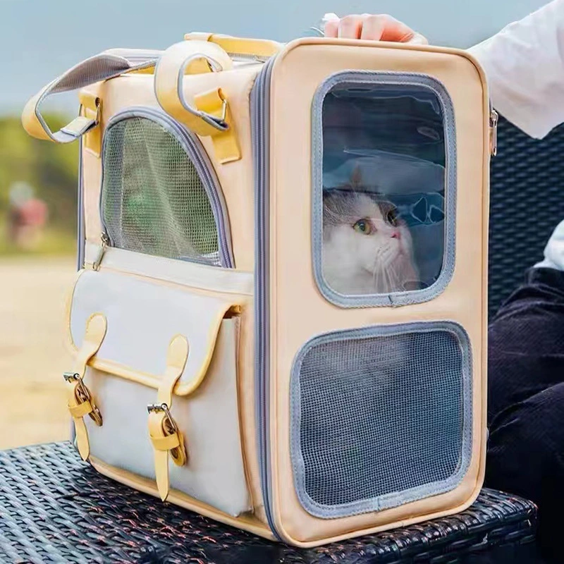 Portable Anti-Stress Large Capacity Travel Cat Dog Backpack Pet Carrier