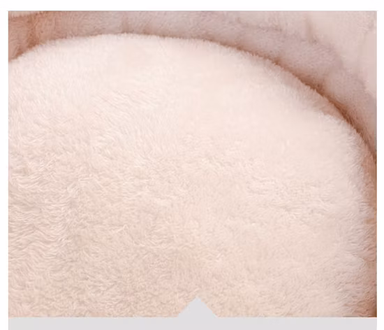 Prodotti per animali domestici Calmante personalizzato pieghevole morbida ciambella rotonda antiscivolo Polyfiber pelliccia sintetica accogliente letto per cani e gatti