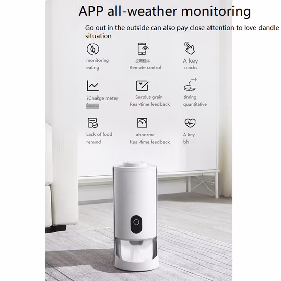 Alimentatore automatico intelligente per cani, alimentatore per alimenti per gatti all'ingrosso più venduto