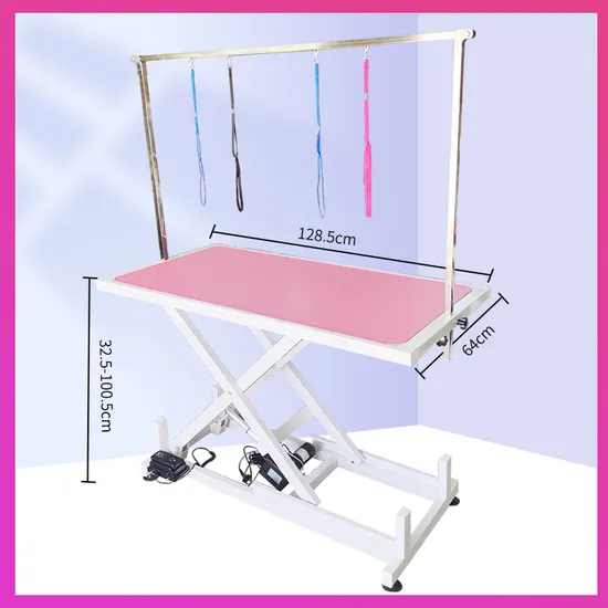 Scrivania per toelettatura animali domestici con ascensore elettrico di alta qualità